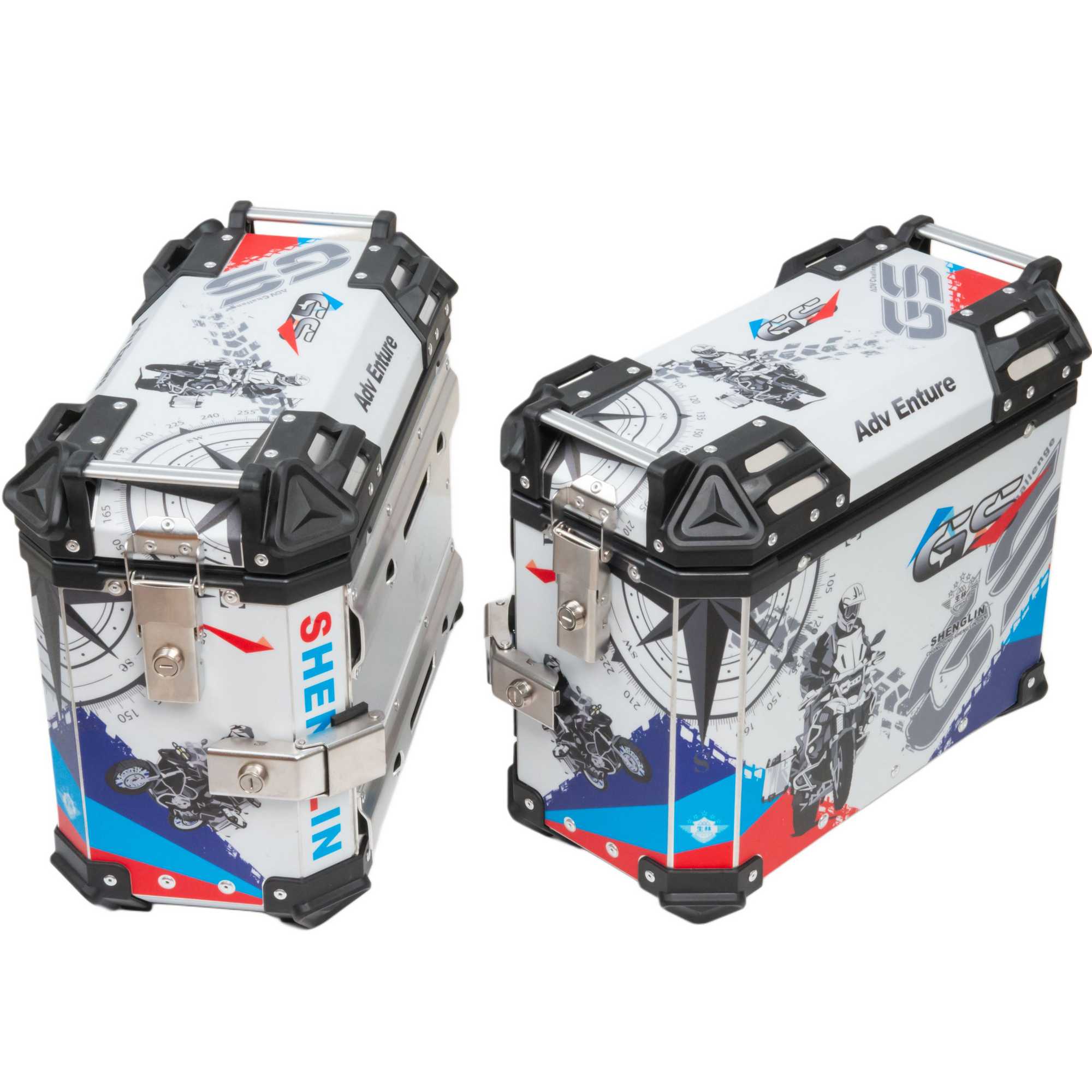 Кофр. боковые 74л (алюминий)